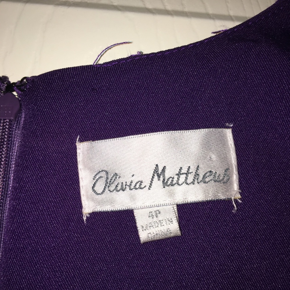 Purple Olivia Matthews dress - Picture 2 of 3